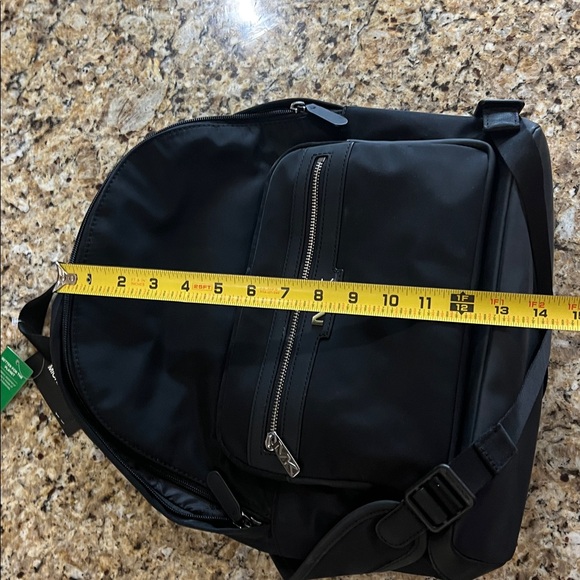 New - Michael Kors Jet Black Men's Backpack - Picture 7 of 8